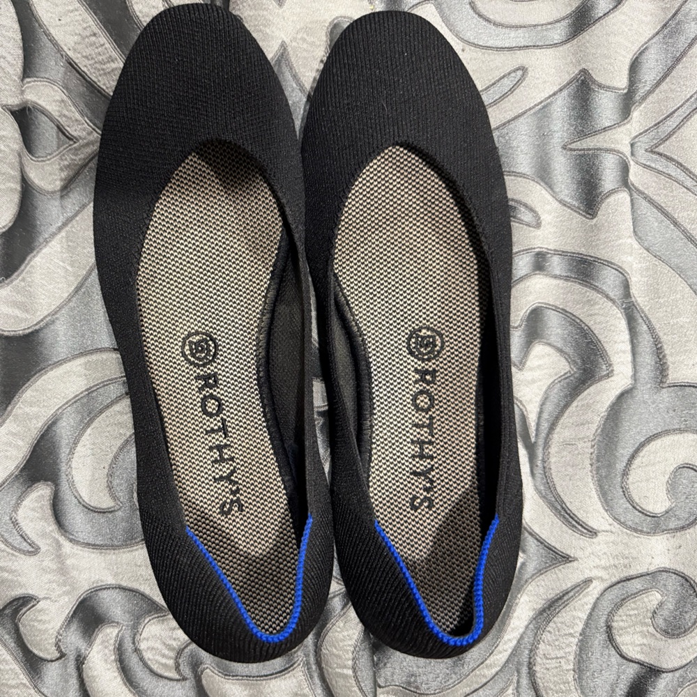 Rothy's Women's Black Flats Size 9